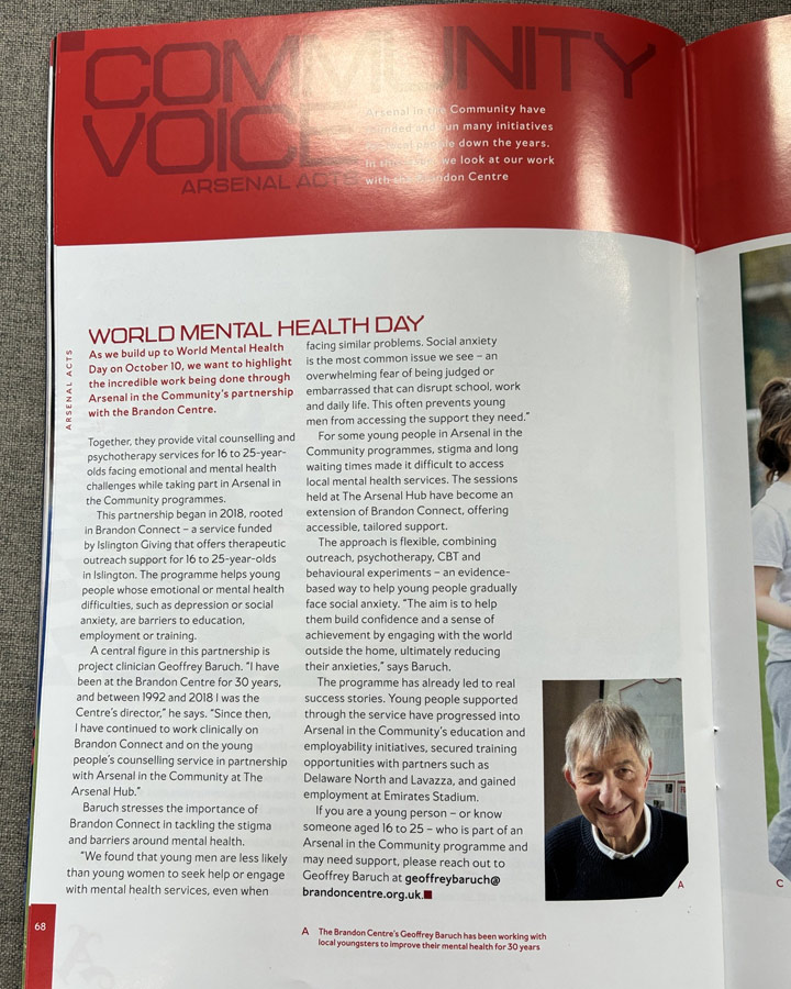 Arsenal And Brandon Centre